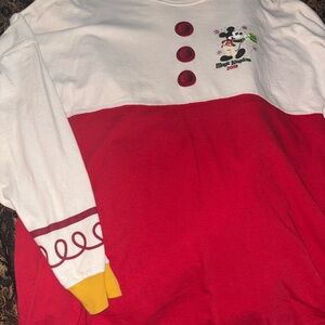 Limited edition Disney Red and White Mickey Mouse spirit jersey Shirt